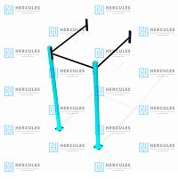 Силовая рама для кроссфита пристеннная 6080
