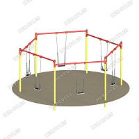 Качели 6-ти местные Геркулес