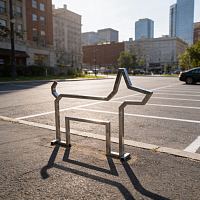 Декоративная велопарковка Собака