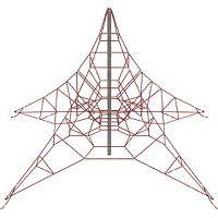 Конструкция для лазания серия "Звезда" ПД-861 (7х7х4)