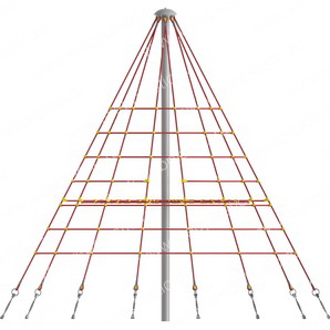 Конструкция для лазания серия "Елка" ПД-024