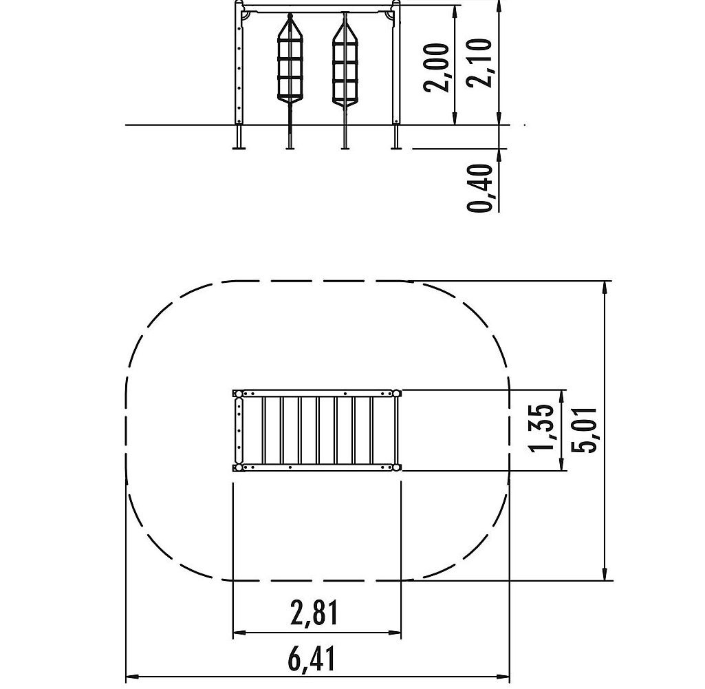 Комплекс для лазания "Лесенки"