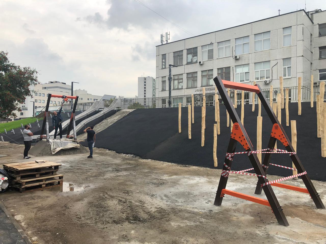 Канатная дорога - тарзанка 