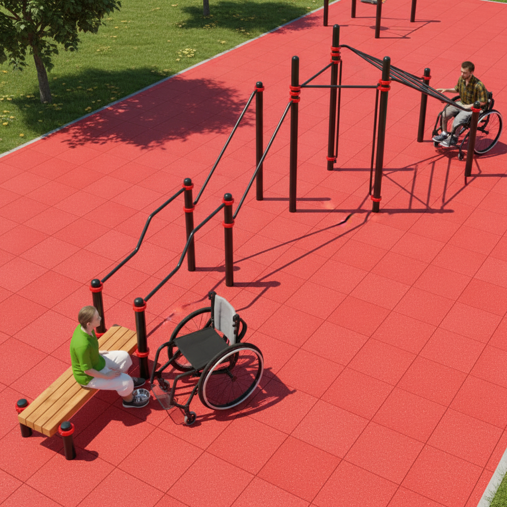 W-7.09 Комплекс для инвалидов-колясочников STRONG