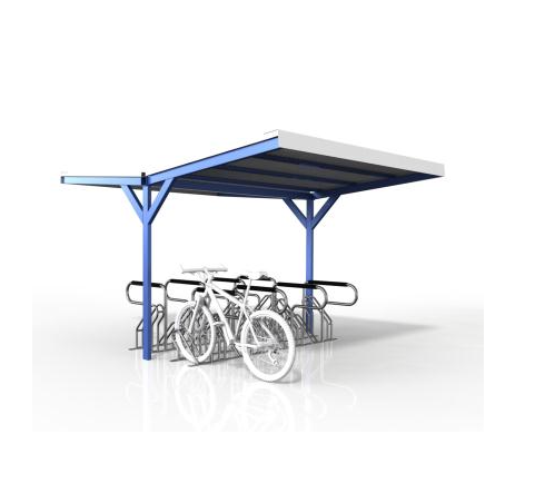 Крытая двусторонняя велопарковка Игрек