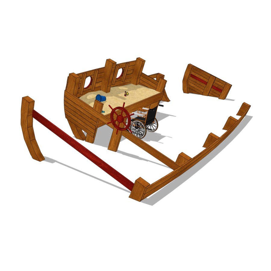 Песочница для детей с ОВЗ "Песочный корабль"