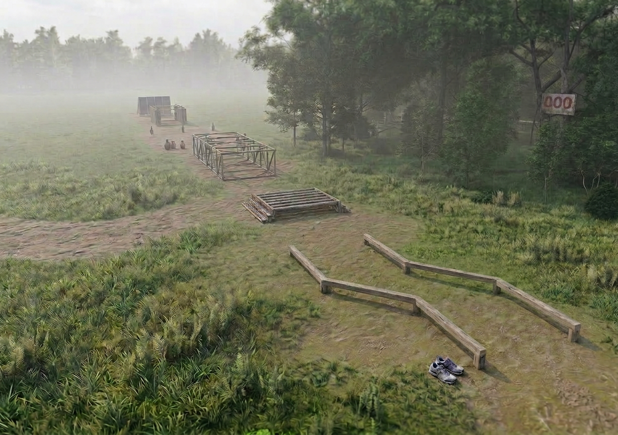 Полоса препятствий - Тропа разведчика