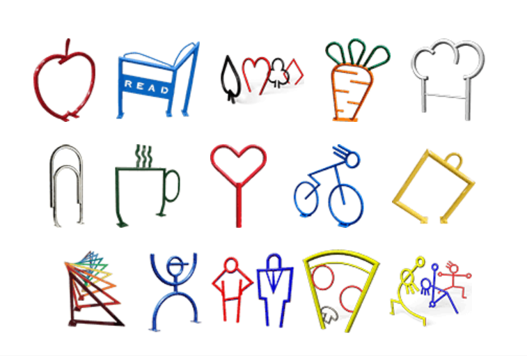 Велопарковки Сложные формы