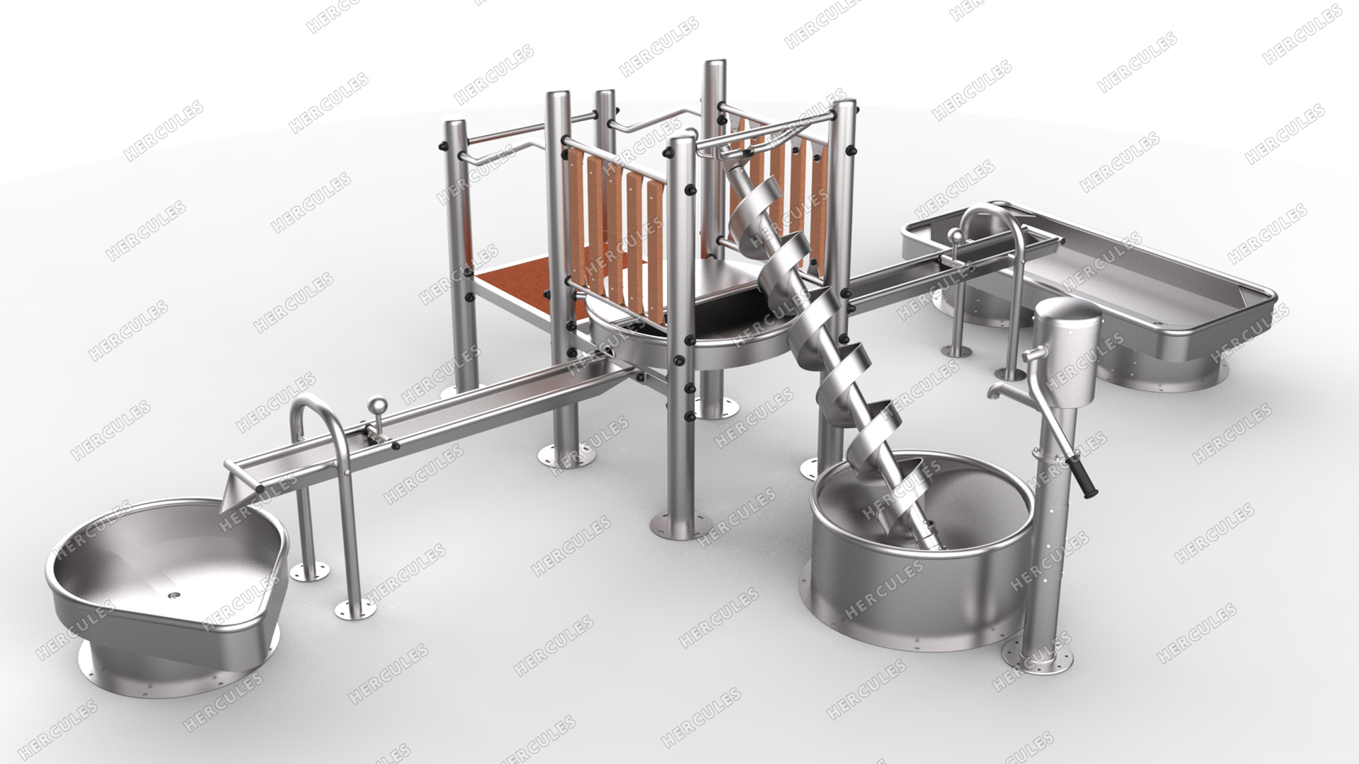 Детская площадка для игр с водой Архимед