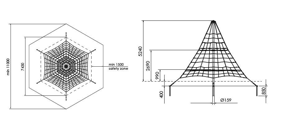 Игровая сетка серия "Восхождение" КТ 5.0