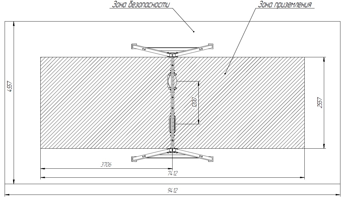 Качели Восход-2 (двухместные)