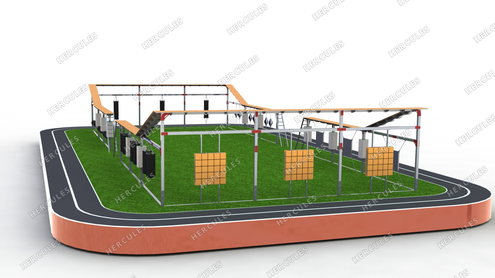 Площадка для рукопашного боя ГЕРКУЛЕС 17