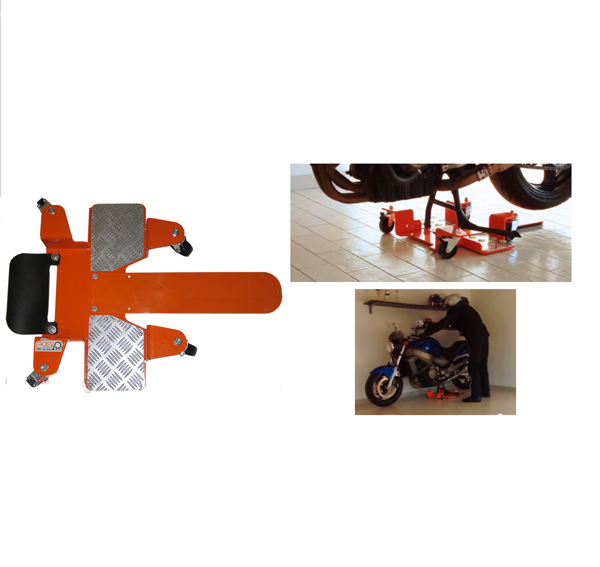 Устройство для перемещения мотоцикла внутри помещения