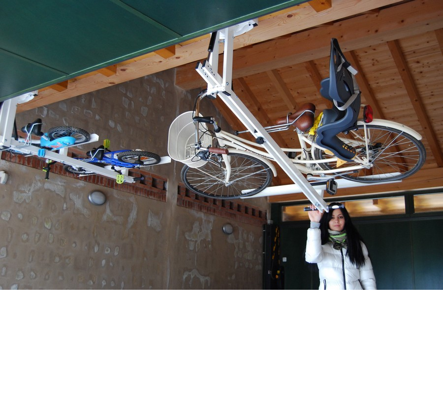 Система потолочного хранения велосипедов