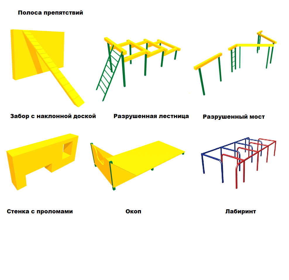 PP-001 Учебно-тренировочный комплекс "Полоса препятствий"