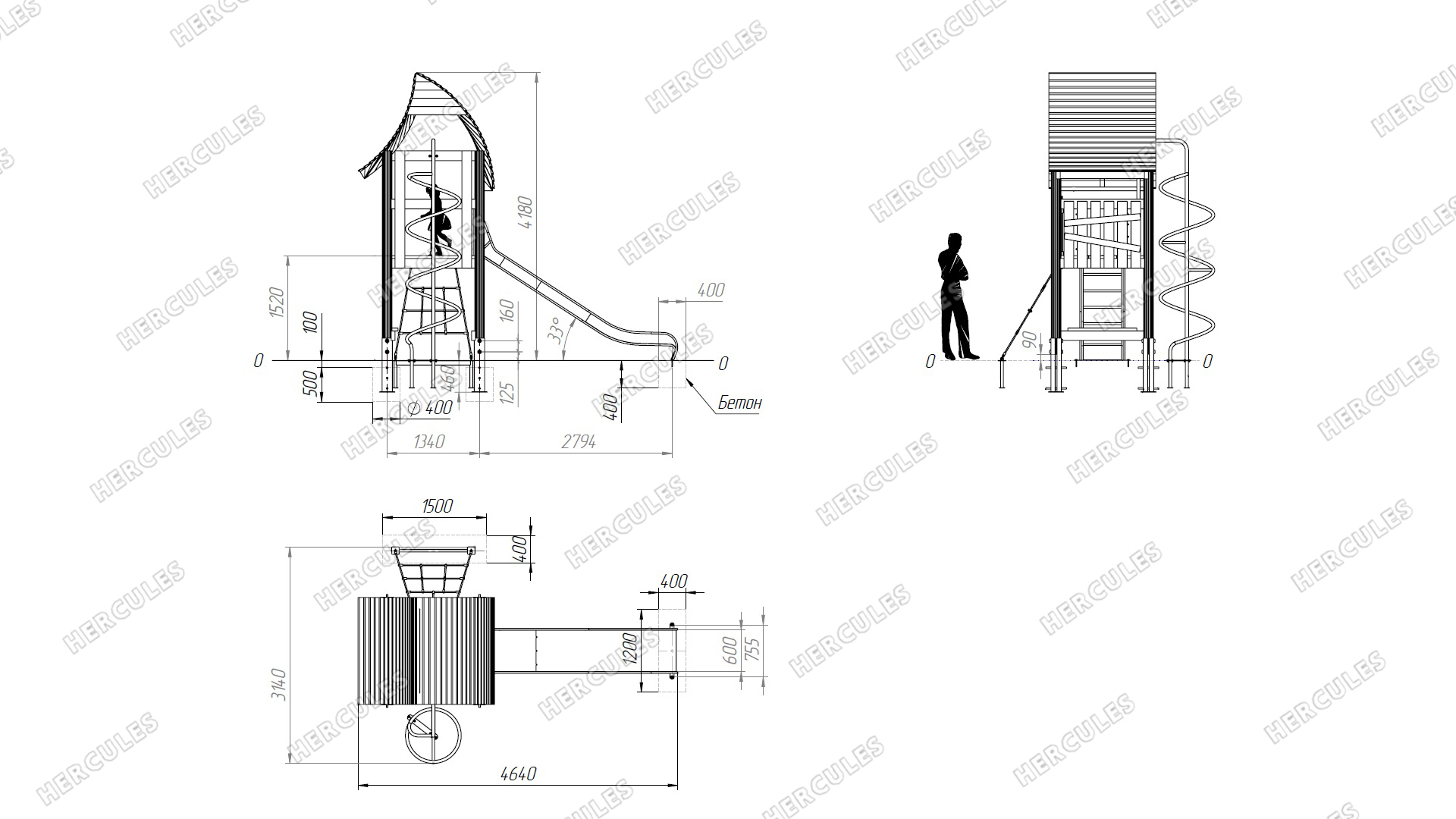 Горка Эко-классик v.4