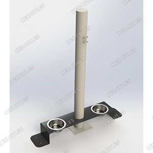 Парковка для собак с мисками для воды