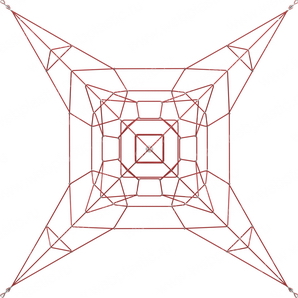 Конструкция для лазания серия "Звезда" ПД-527 (11х11х4)