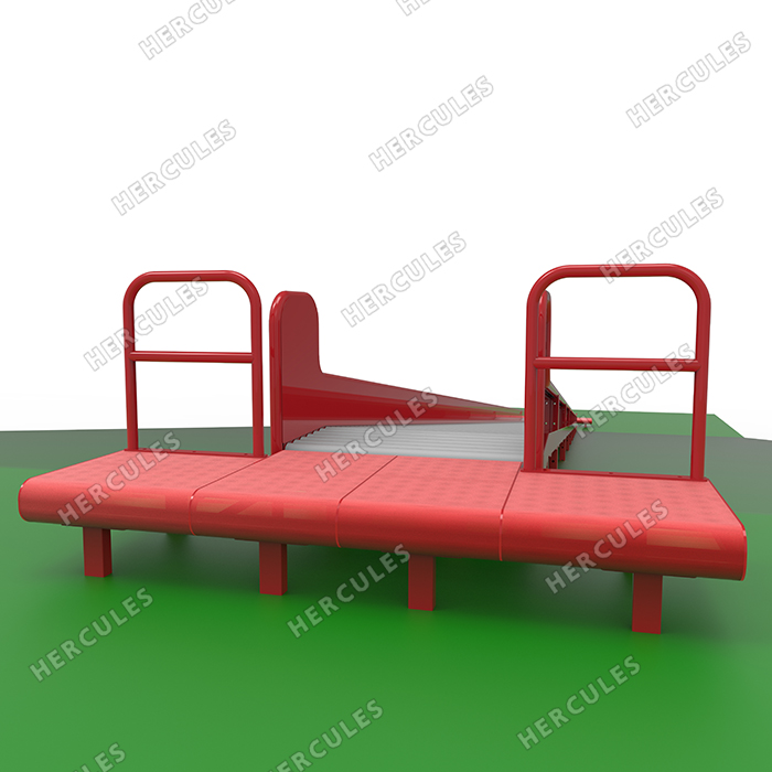 Горка с роликовым скатом