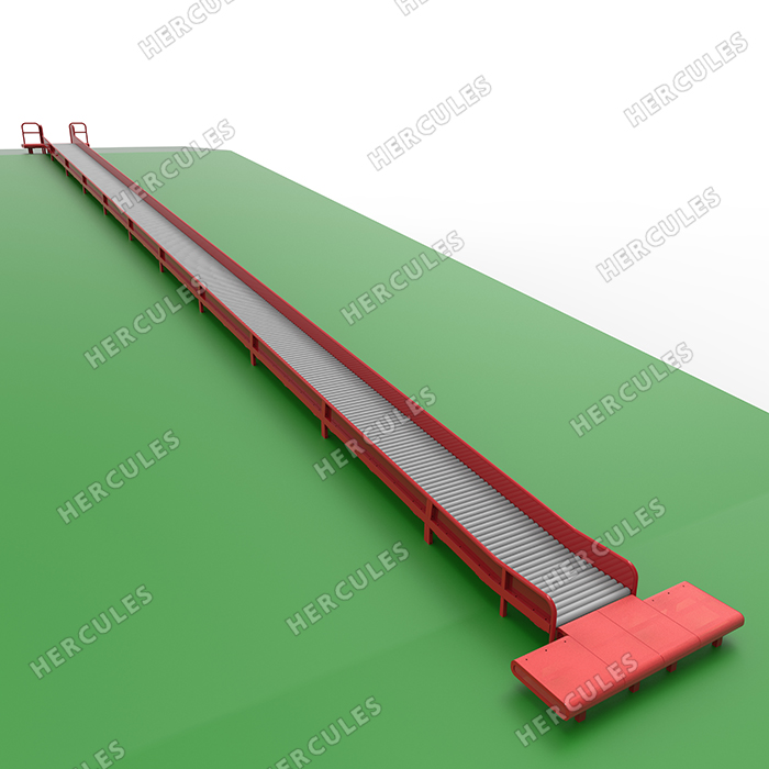 Горка с роликовым скатом