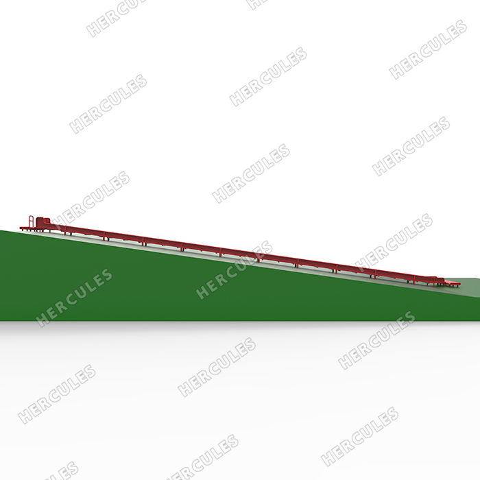 Горка с роликовым скатом