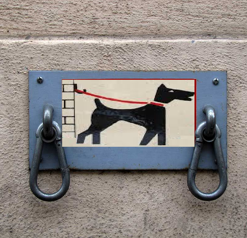 Настенная парковка для двух собак