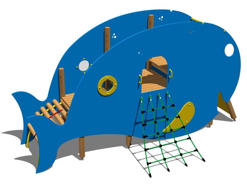 Детская игровая площадка "Большой Кит"