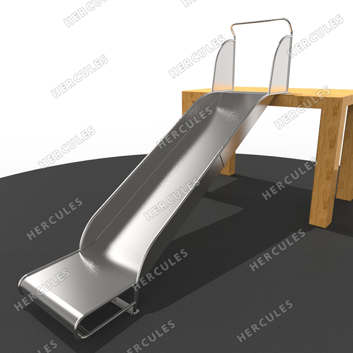 Горка из нержавейки прямая