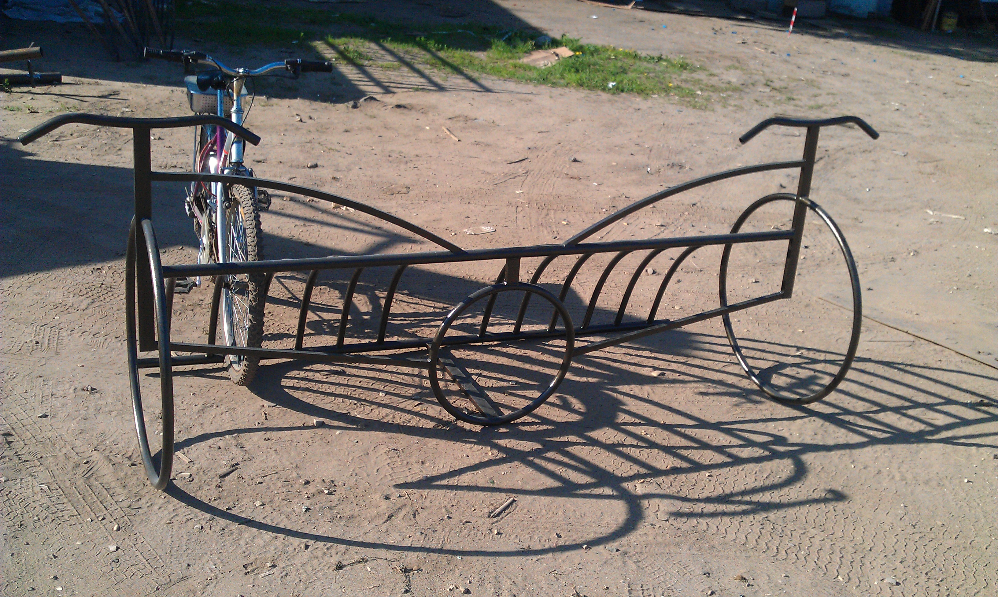 ВП-12 Велопарковка декоративная на 6 мест