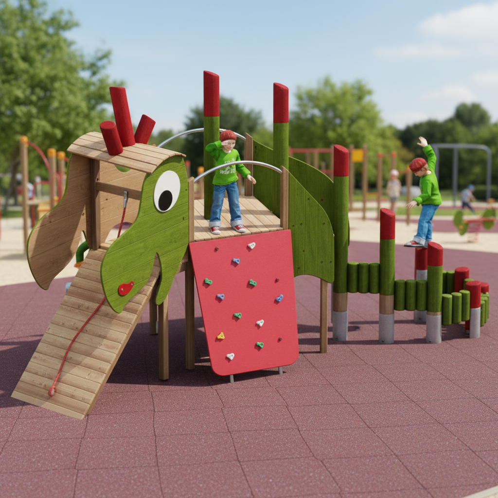 Детский игровой элемент Дино