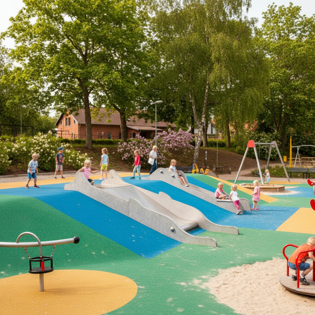 Горка на склон "Дельфин"