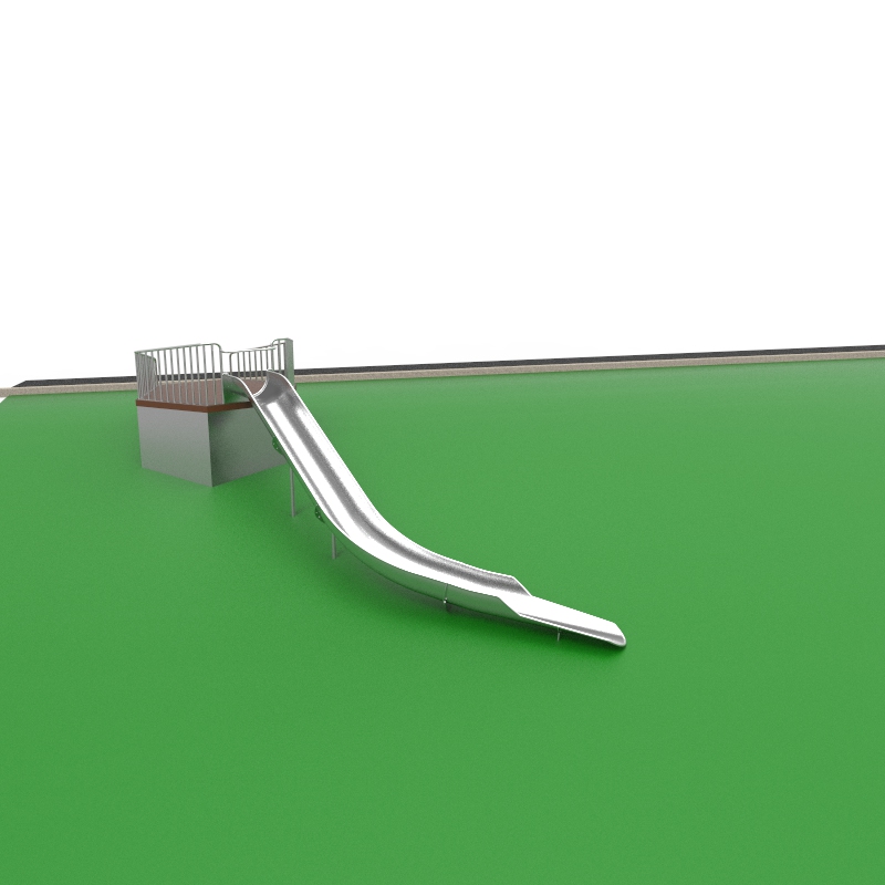 Горка-желоб на естественном холме (8 п.м.)