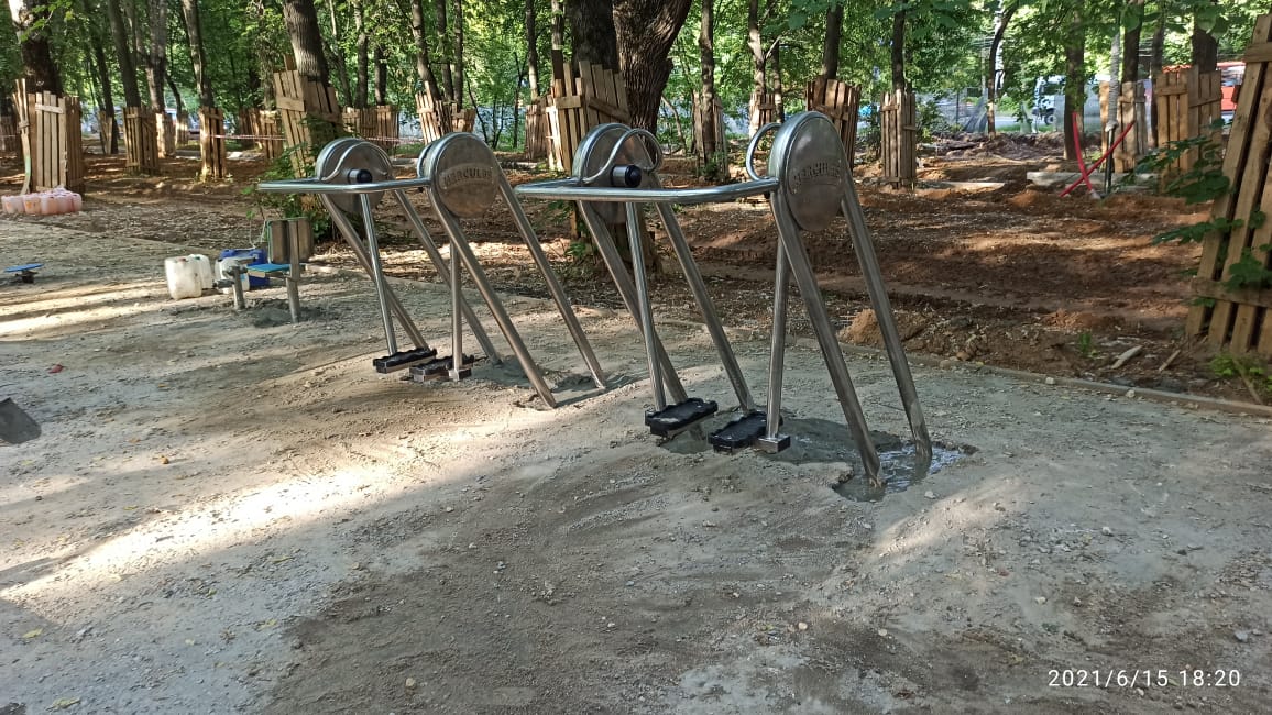 А-0103 Воздушный ход (ходули) уличный тренажер