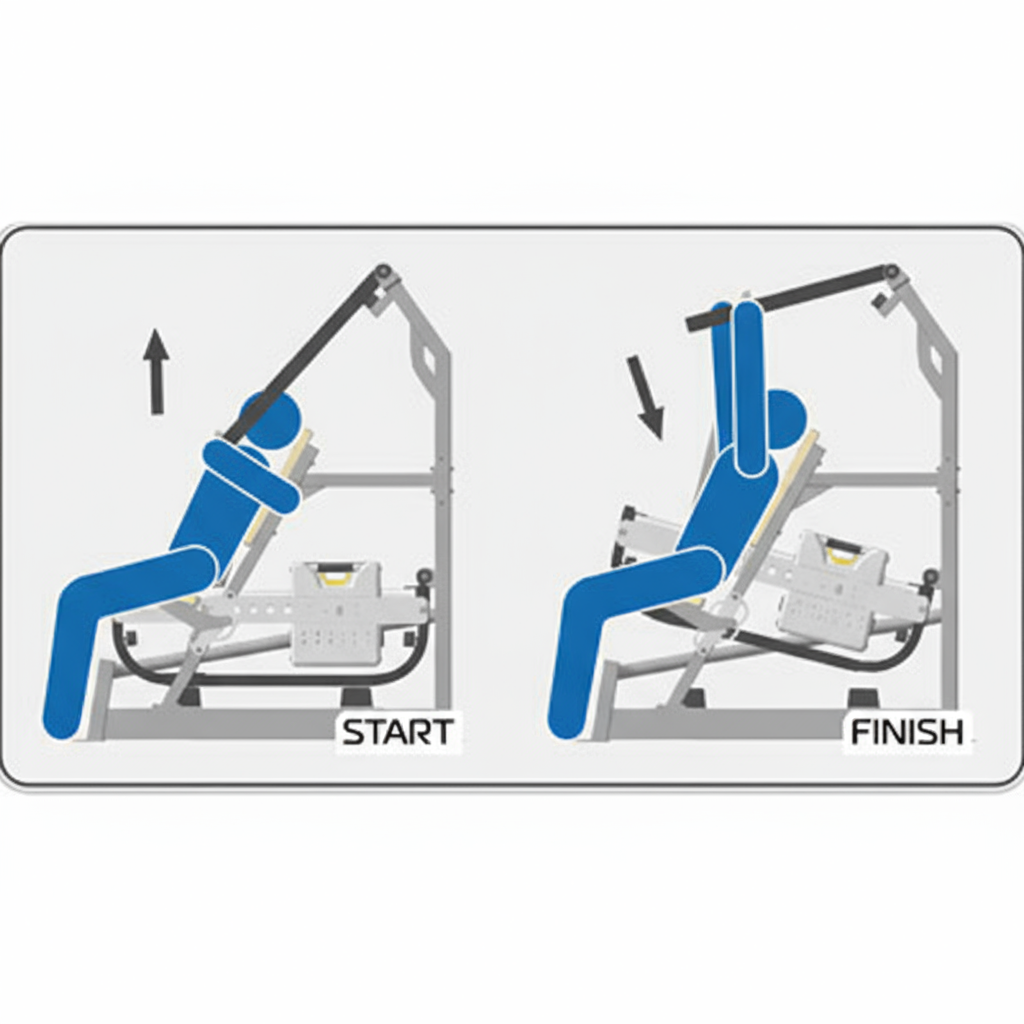 НВВ-022Z Жим от груди в наклонной скамье