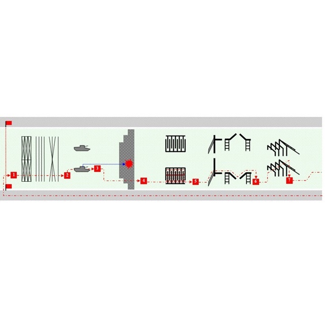 Полоса препятствий для военнослужащих Воздушно-десантных войск