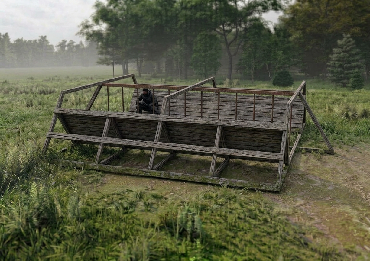 Горки с трубами - элемент полосы препятствий Разведчик