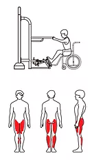 Н-003 Степпер для колясочников