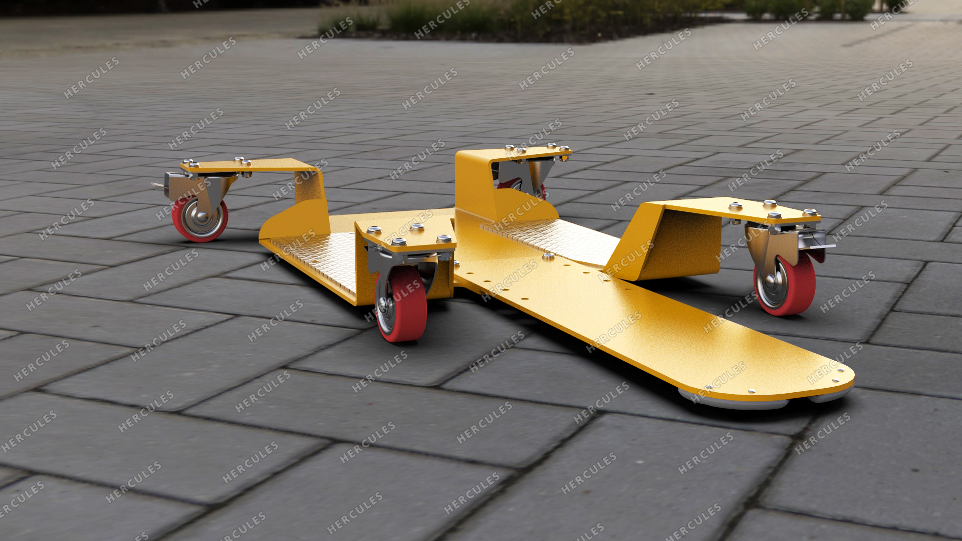 Устройство для перемещения мотоцикла внутри помещения