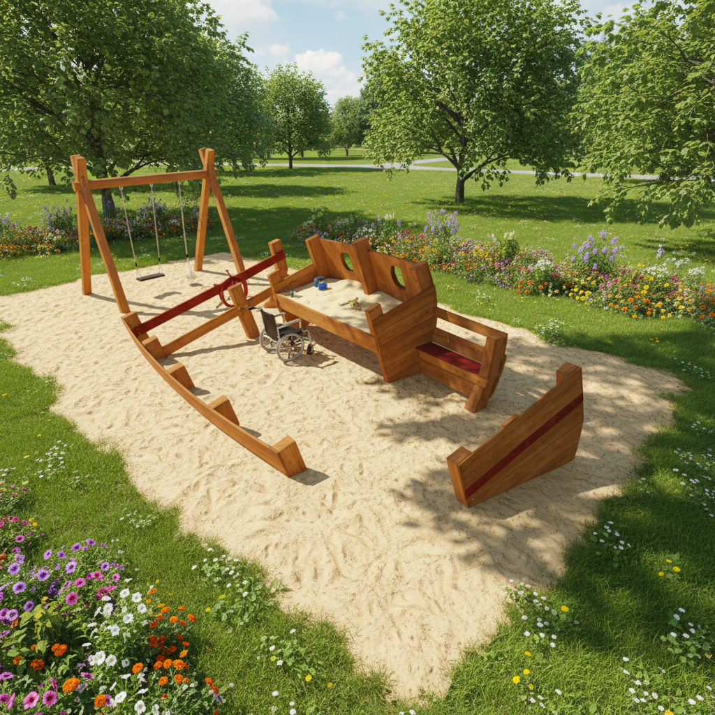 Песочница для детей с ОВЗ "Песочный корабль"