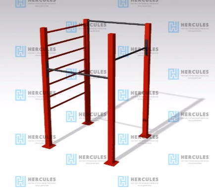 Шведская стенка или нехитрый тренажер.  Веселые детские упражнения для пользы тела.