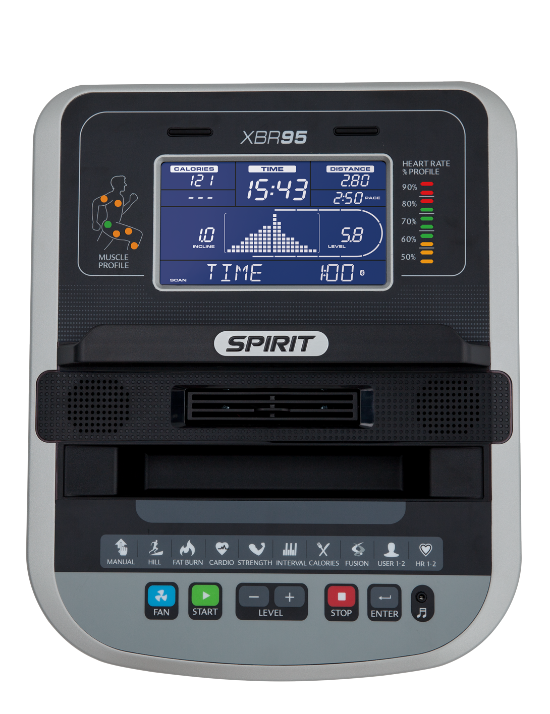 Велотренажер SPIRIT XBR95 (2017)