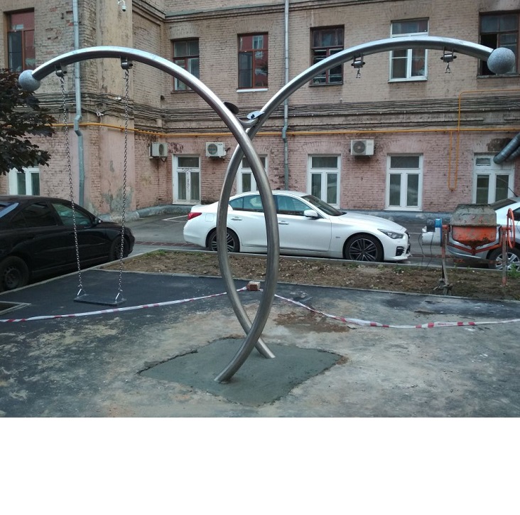 Качели Бабочка из нержавеющей стали