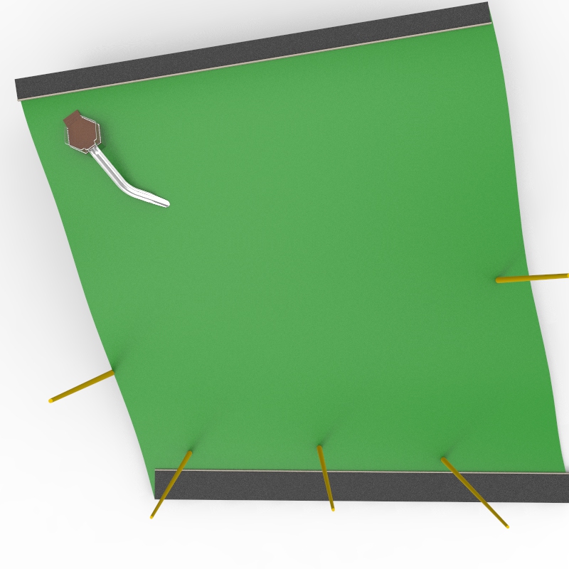 Горка-желоб на естественном холме (8 п.м.)