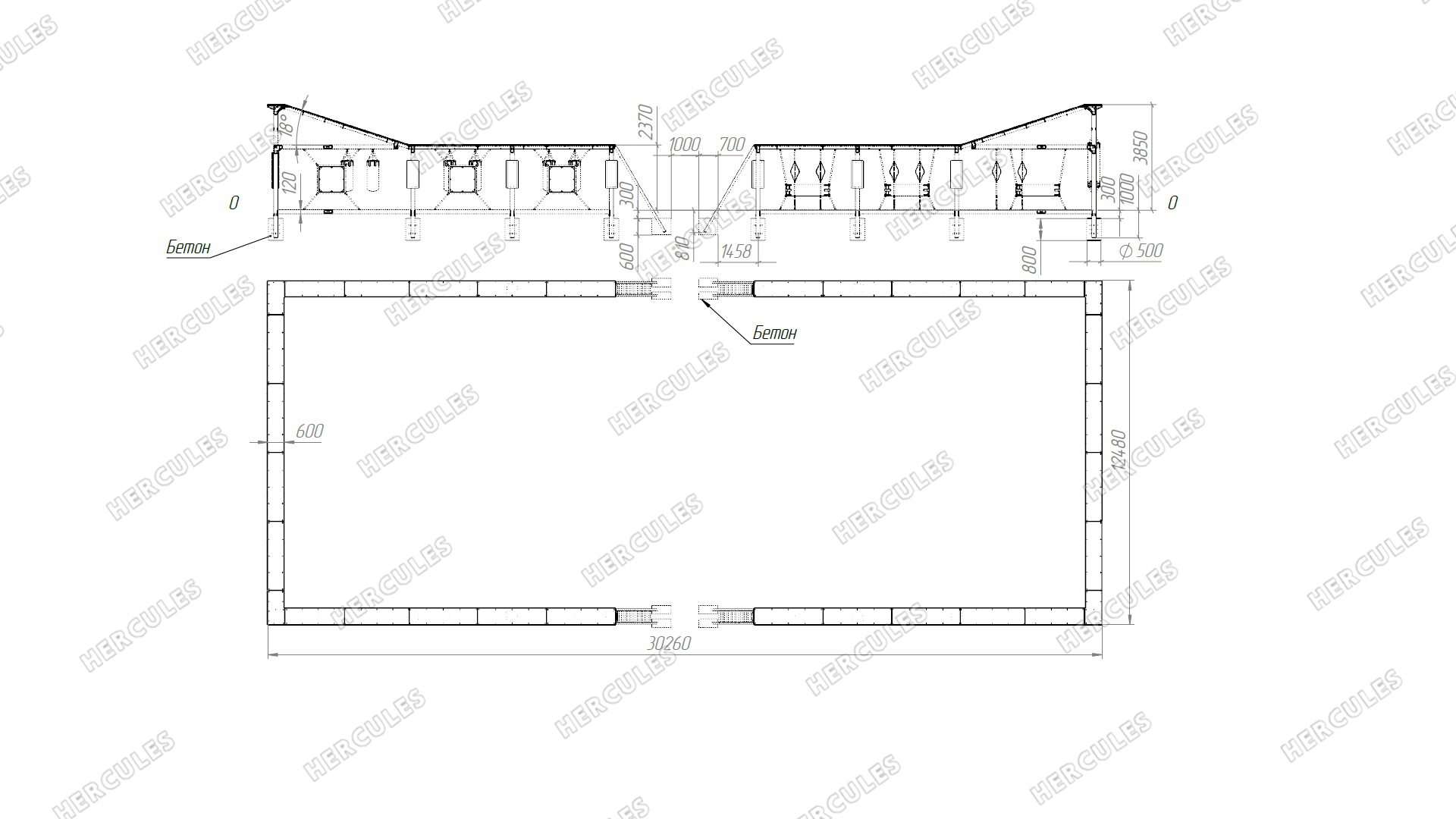 Площадка для рукопашного боя ГЕРКУЛЕС 17