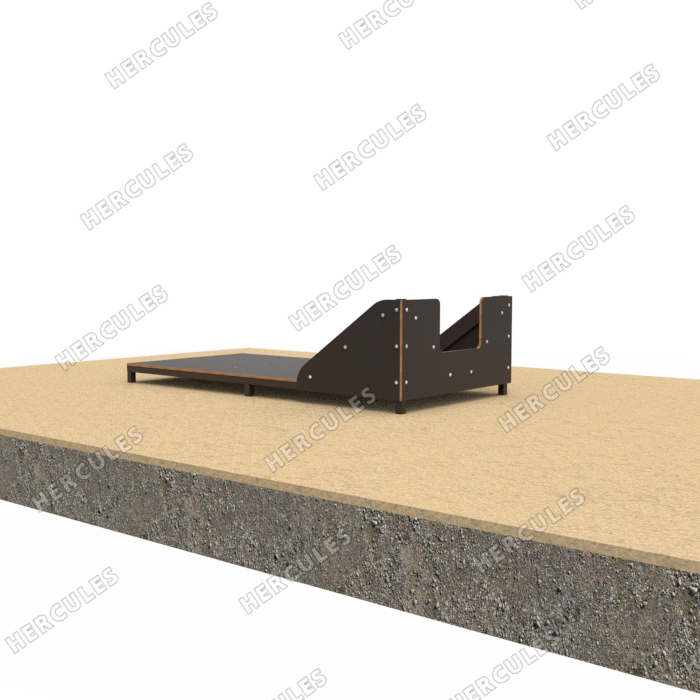 Окоп для школьной полосы препятствий