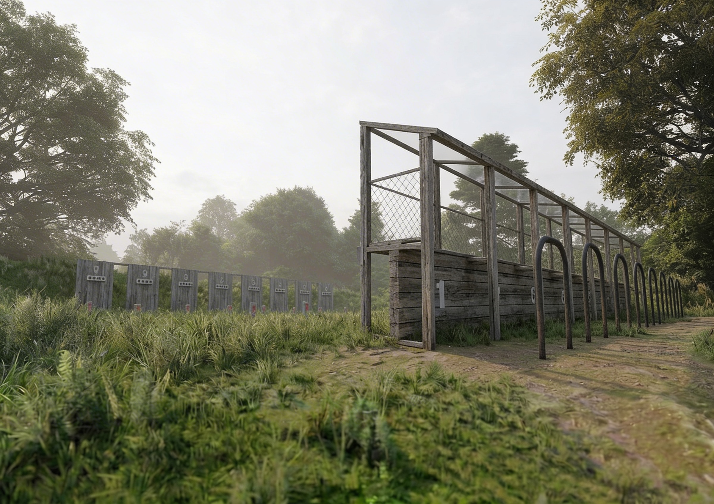 Площадка для стрельбы из пневматического оружия