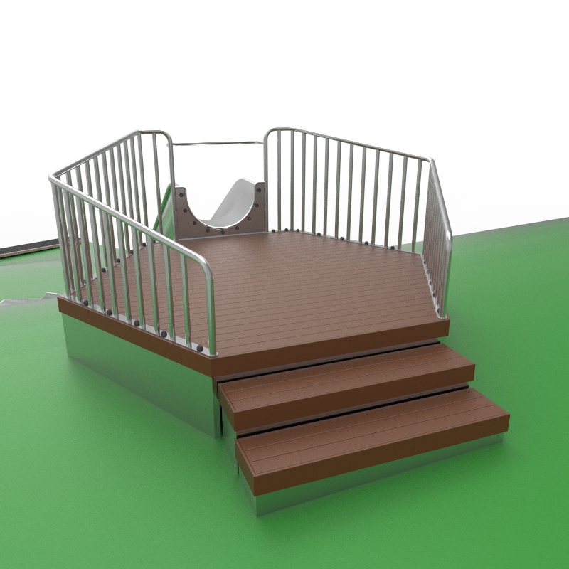 Горка-желоб на естественном холме (13 п.м.)