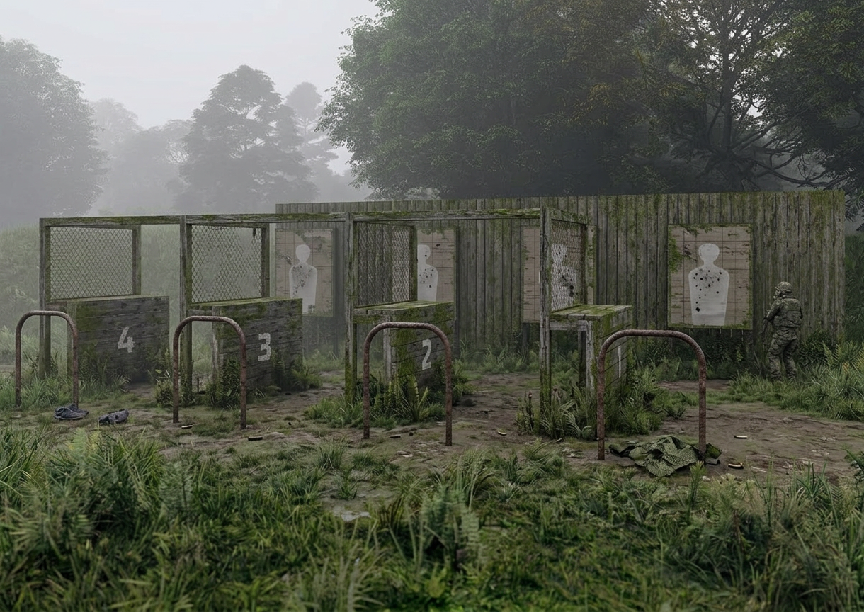 Площадка для метания холодного оружия