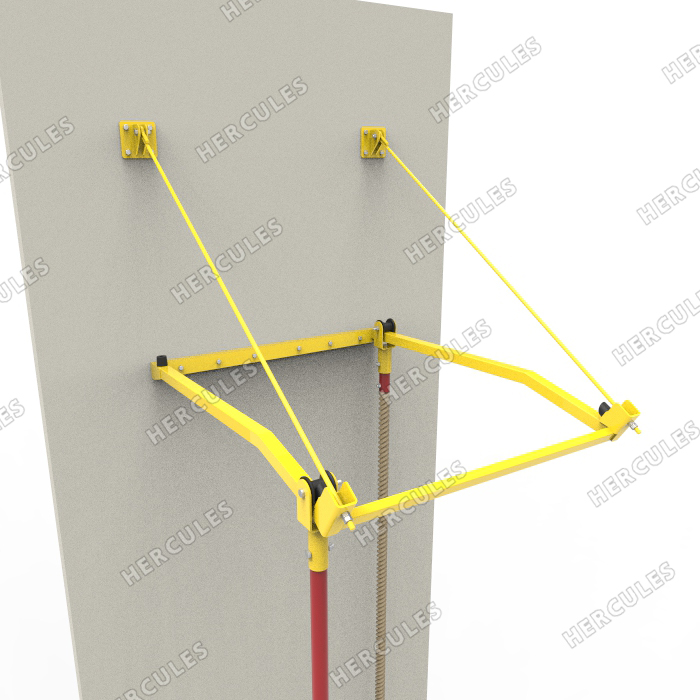 Конструкция настенная для подвешивания канатов, шестов, лесенок