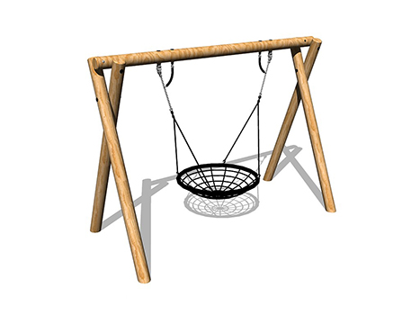 Качели одинарные с гнездом